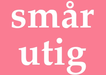 Synonym smårutig