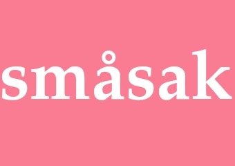 Synonym småsak