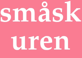 Synonym småskuren