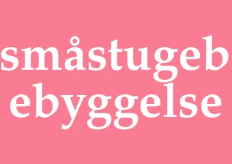 Synonym småstugebebyggelse
