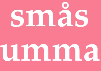 Synonym småsumma