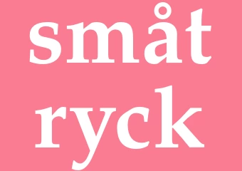 Synonym småtryck