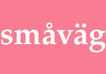 Synonym småväg