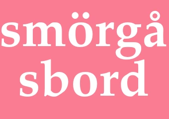 Synonym smörgåsbord
