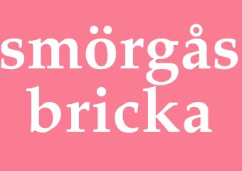 Synonym smörgåsbricka