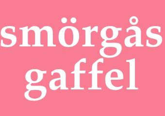 Synonym smörgåsgaffel