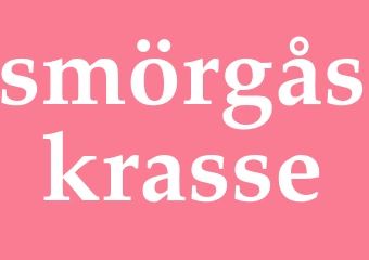 Synonym smörgåskrasse