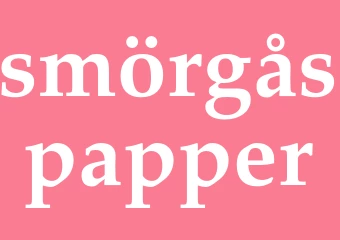 Synonym smörgåspapper
