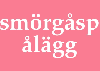 Synonym smörgåspålägg