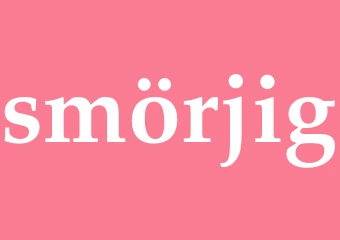 Synonym smörjig