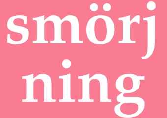 Synonym smörjning