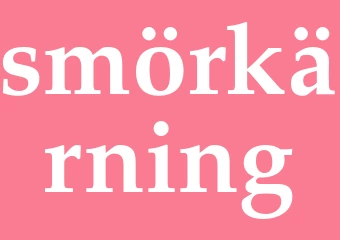 Synonym smörkärning