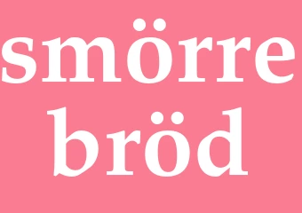 Synonym smörrebröd