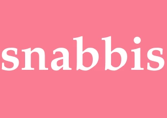 Synonym snabbis