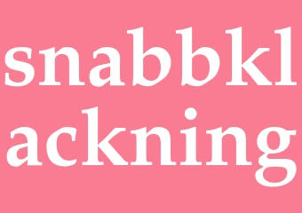 Synonym snabbklackning