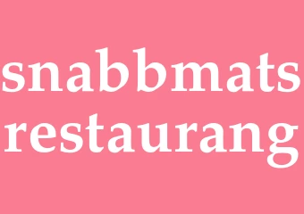 Synonym snabbmatsrestaurang