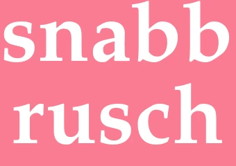 Synonym snabbrusch