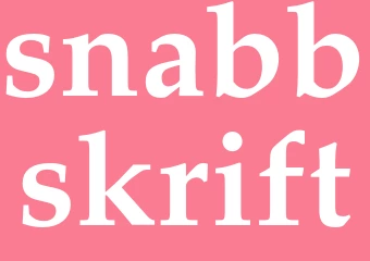 Synonym snabbskrift