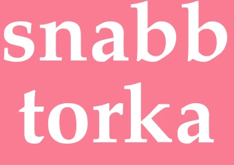 Synonym snabbtorka