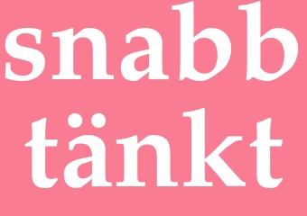Synonym snabbtänkt