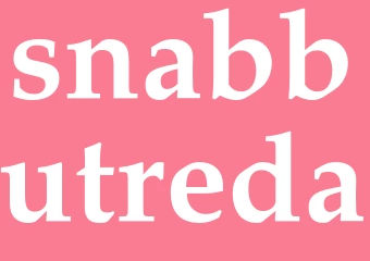 Synonym snabbutreda
