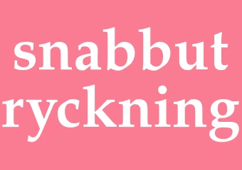 Synonym snabbutryckning