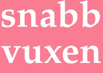 Synonym snabbvuxen