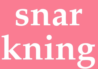 Synonym snarkning