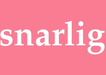 Synonym snarlig