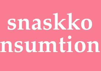 Synonym snaskkonsumtion