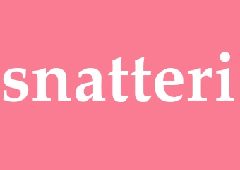 Synonym snatteri