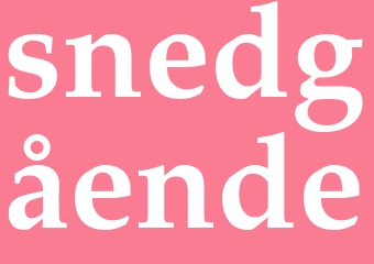 Synonym snedgående