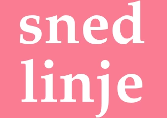 Synonym snedlinje