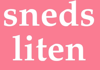 Synonym snedsliten
