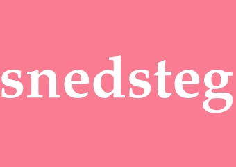 Synonym snedsteg