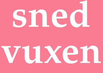 Synonym snedvuxen