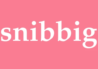 Synonym snibbig