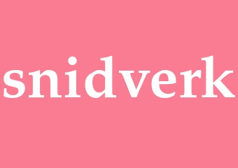 Synonym snidverk