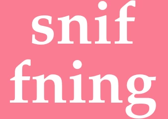 Synonym sniffning