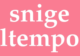 Synonym snigeltempo