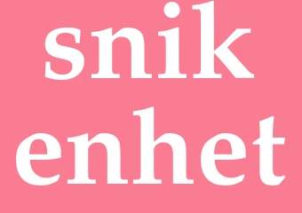 Synonym snikenhet