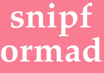Synonym snipformad