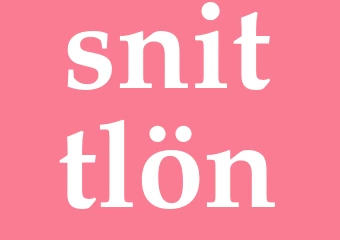Synonym snittlön