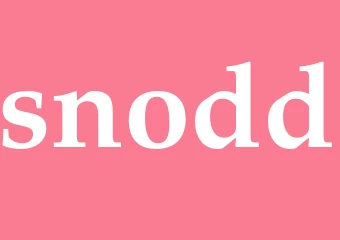 Synonym snodd