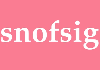 Synonym snofsig