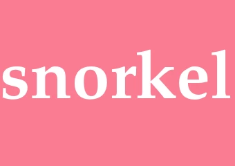 Synonym snorkel