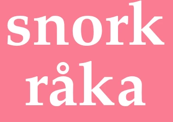 Synonym snorkråka