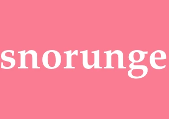 Synonym snorunge