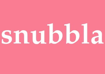 Synonym snubbla