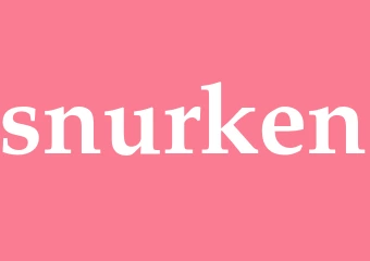 Synonym snurken